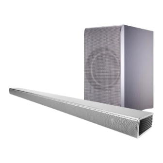 LG MUSIC flow SH7 Owner's Manual