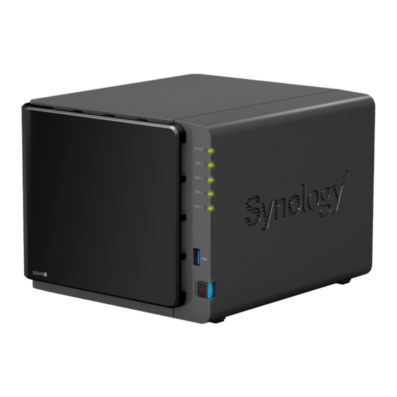 Synology DiskStation DS916+ Quick Installation Manual