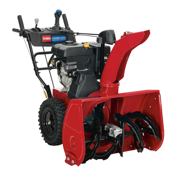 Toro Power Max 1030 OHAE Quick Start Manual