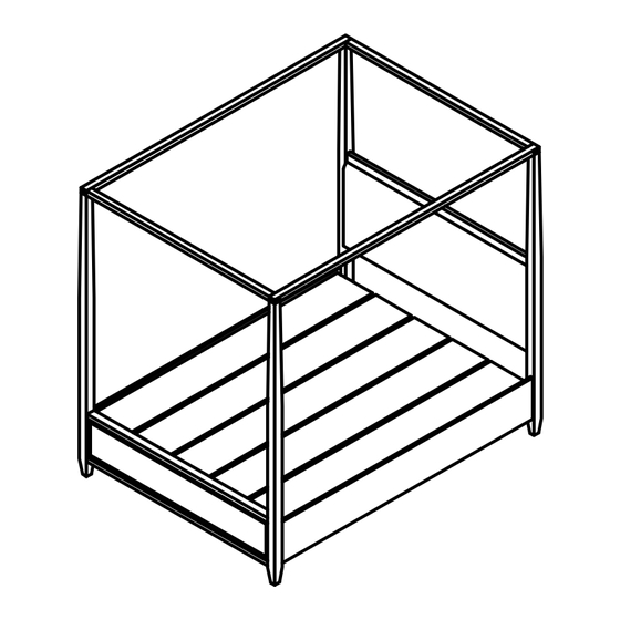 Living Spaces 8250-Q-HBFB Assembly Instructions