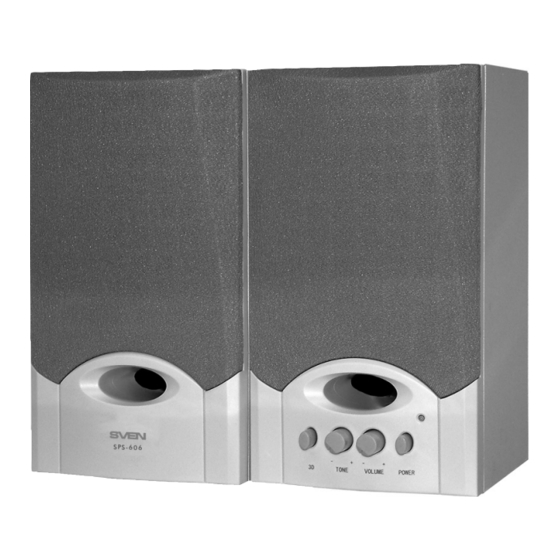 Sven SPS-606 Operation Manual