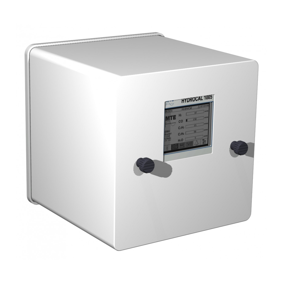 MTE HYDROCAL1005 Installation And Operation Manual
