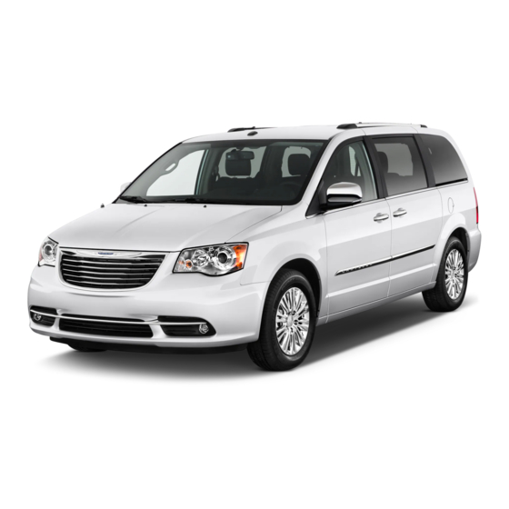 Chrysler TOWN & COUNTRY 2015 User Manual