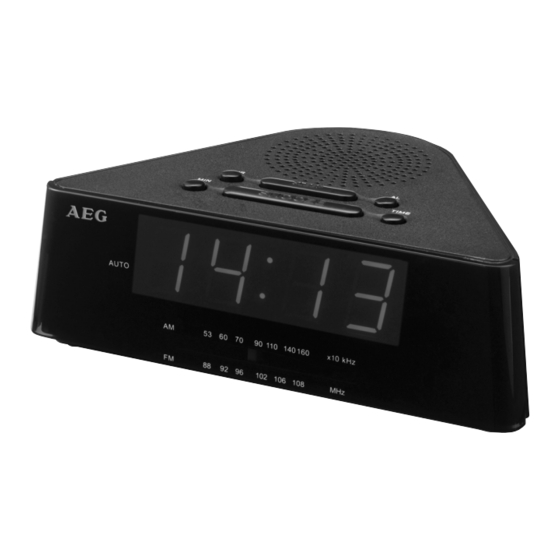 AEG MRC 4111 Instruction Manual