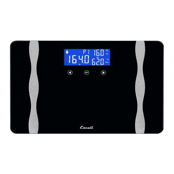 ESCALI WB180 PRODUCT MANUAL Pdf Download ManualsLib