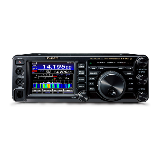 YAESU FT-991A TECHNICAL SUPPLEMENT Pdf Download | ManualsLib