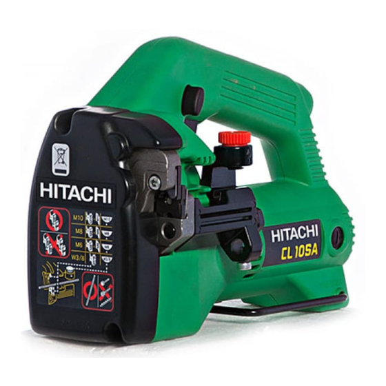 Hitachi CL 10SA Handling Instructions Manual