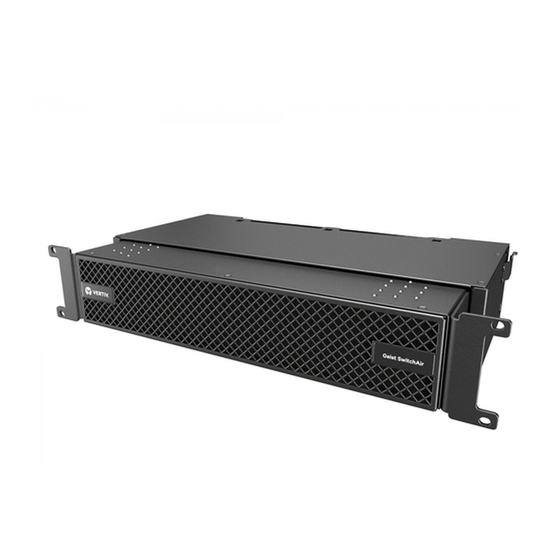 Vertiv GEIST SwitchAir SA1-02003 Quick Installation Manual