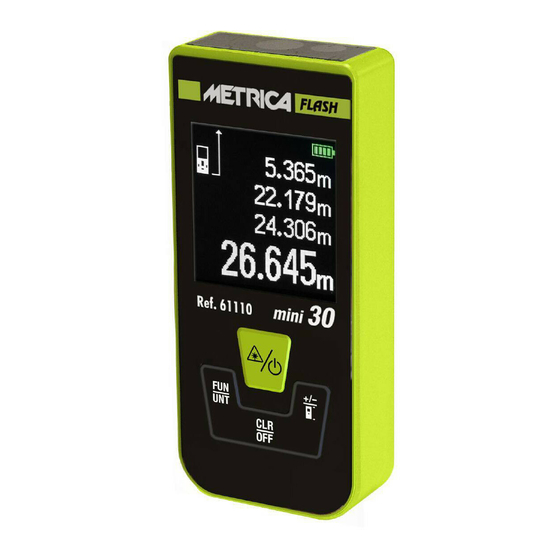 Metrica Flash mini 30 User Manual