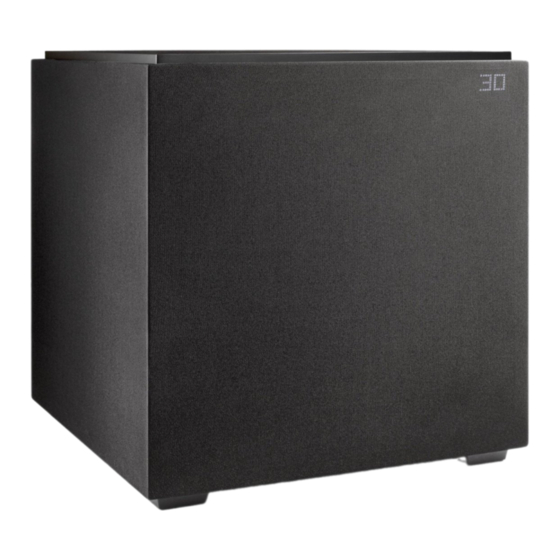 Definitive Technology DESCEND DN12BK Owner's Manual