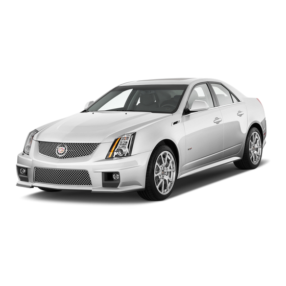 Cadillac CTS 2011 Manual