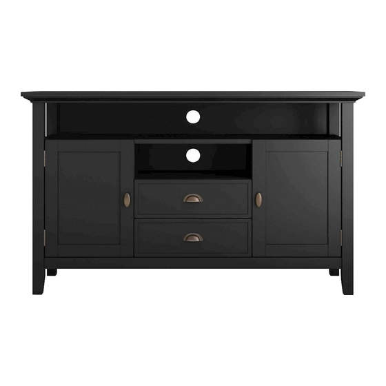 SIMPLIHOME WyndenHall Brooklyn+Max AXCRED17-BL Manual
