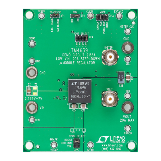 Linear Technology DC2166A Demo Manual