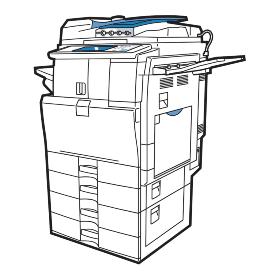 Aficio MP C2051 Operating Instructions Manual