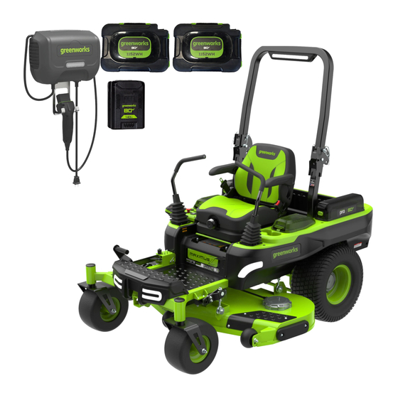 GreenWorks MZ548 Operator's Manual