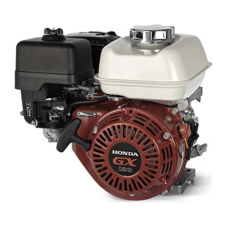Honda GX120, GX160, GX200 - Engine Manual