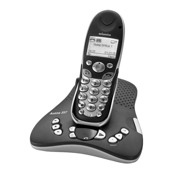User Manuals: SWISSVOICE Avena 347 Cordless Telephone