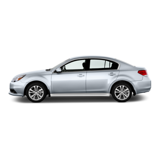 Subaru 2014 Legacy Owner's Manual