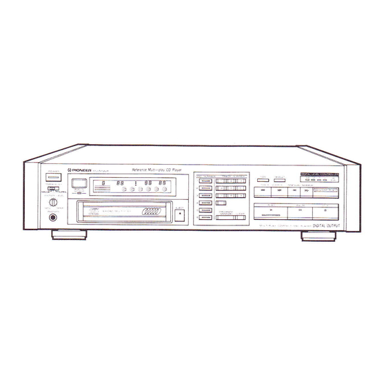 Pioneer PD-M90X Manuals