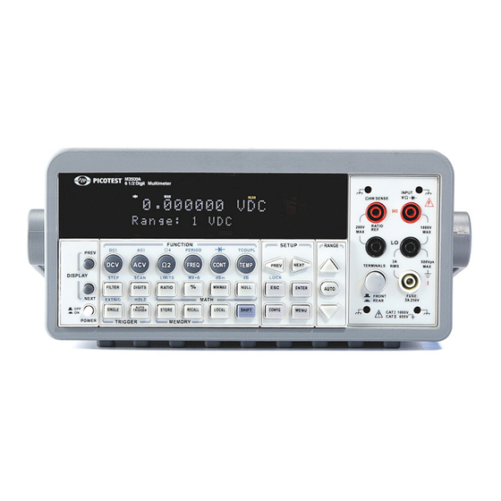 Picotest M3500A User Manual