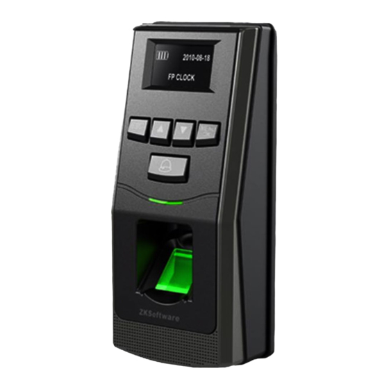 ZKTeco F6 Installation Manual