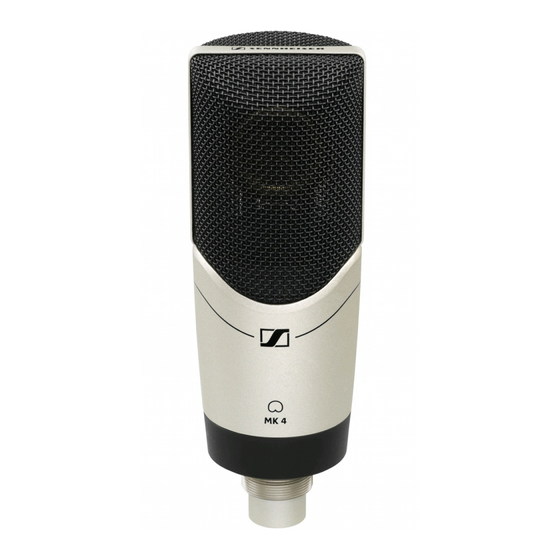 Sennheiser MK 4 Instruction Manual