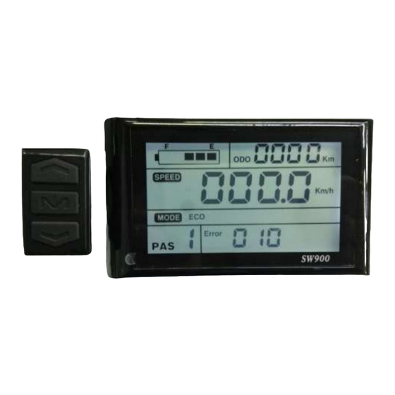 sw900 lcd display manual factory