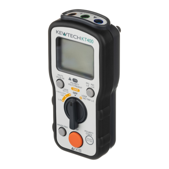 KEWTECH KT400 OPERATING INSTRUCTIONS MANUAL Pdf Download ManualsLib