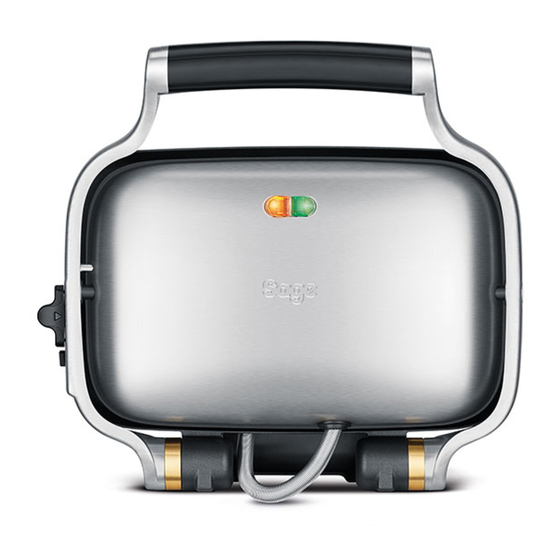 SAGE PERFECT PRESS SSG600 INSTRUCTION BOOK Pdf Download ManualsLib