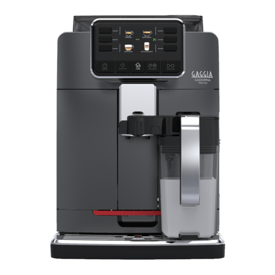 GAGGIA MILANO CADORNA PRESTIGE RI9604 OPERATING INSTRUCTIONS MANUAL Pdf