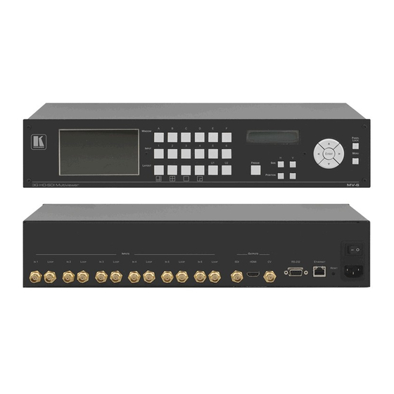 Kramer MV-6-MD User Manual