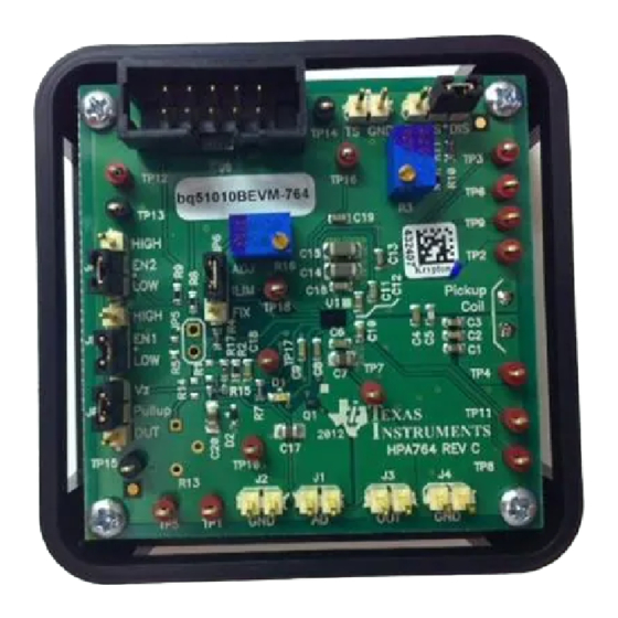 Texas Instruments bq51010BEVM-764 User Manual