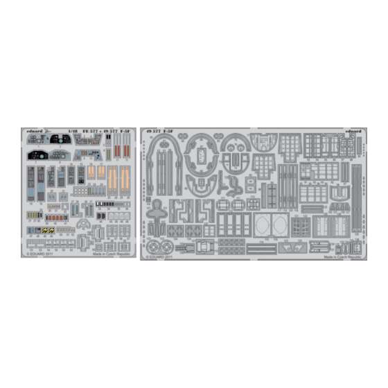 Eduard F-5F S.A. Quick Start Manual