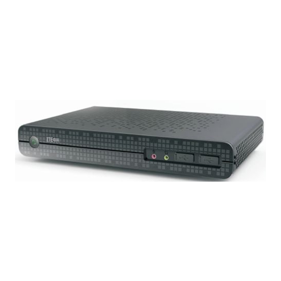 Zte ZXCLOUD iBox CT220 Quick Start Manual