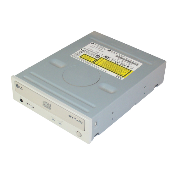 LG GCE-8480B CD Drive Burner Manuals