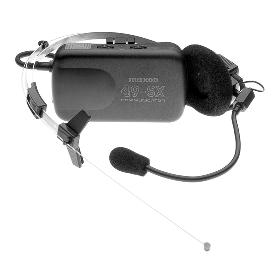 Maxon 49-SX Owner's Manual
