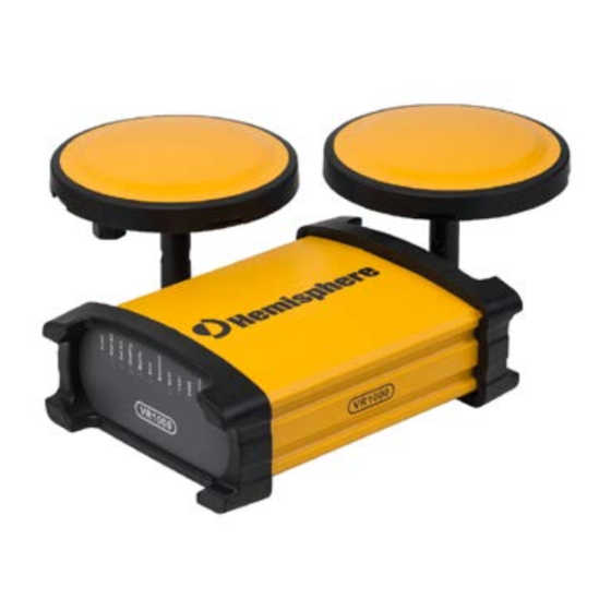 Hemisphere GPS Vector VR1000 Quick Reference Manual