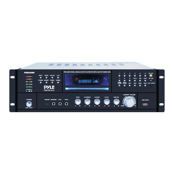 Pyle PD1000BT User Manual 