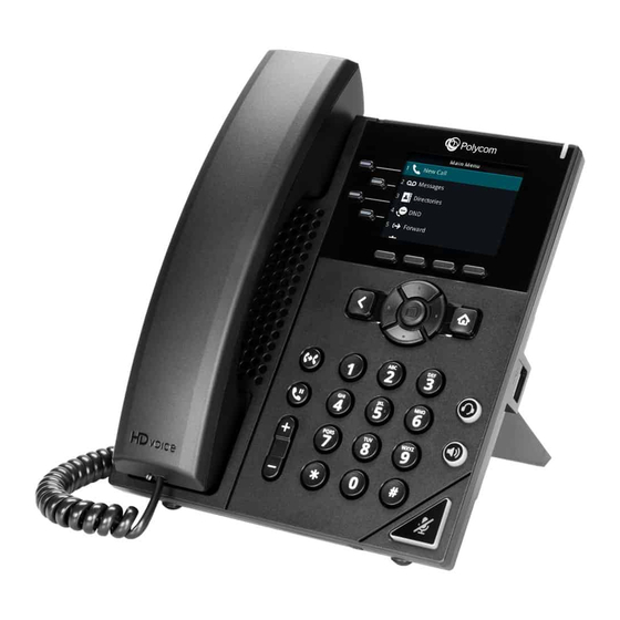 POLYCOM VVX SERIES USER MANUAL Pdf Download | ManualsLib