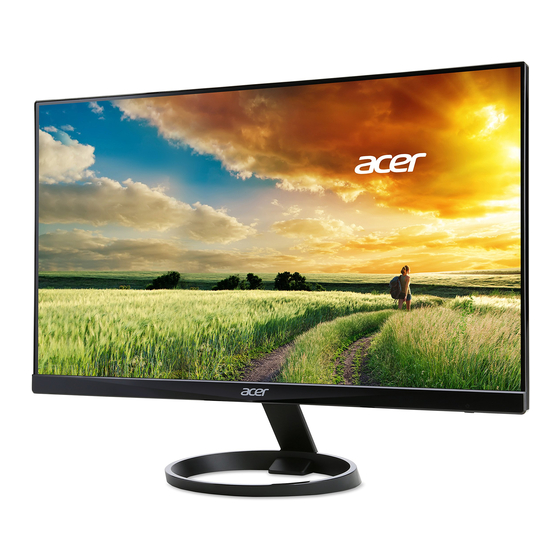 Acer R240HY Manuals