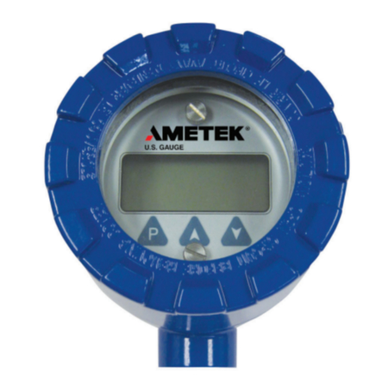 Ametek DT-8300EX Installation And Operating Instructions Manual