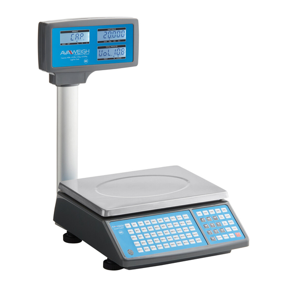 AVA WEIGH PCS40 Quick Setup Manual