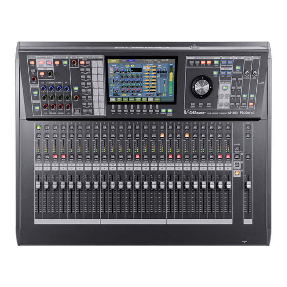 Roland M-480 Quick Start Manual