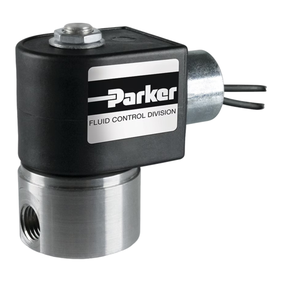 Parker 71215 Installation, Operating,  & Maintenance Instructions