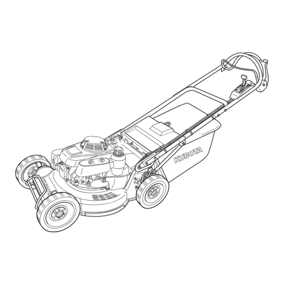 Kubota W821S-AU Operator's Manual