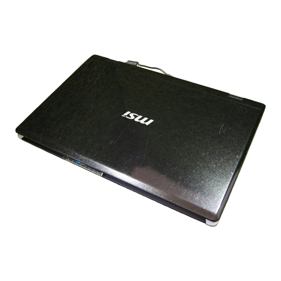MSI CX600 Disassemble Manual