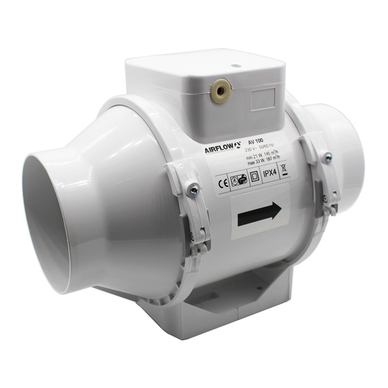 AIRFLOW AV 100 USER MANUAL Pdf Download ManualsLib