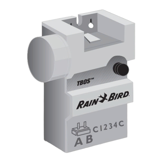 RAIN BIRD TBOS MANUAL Pdf Download ManualsLib