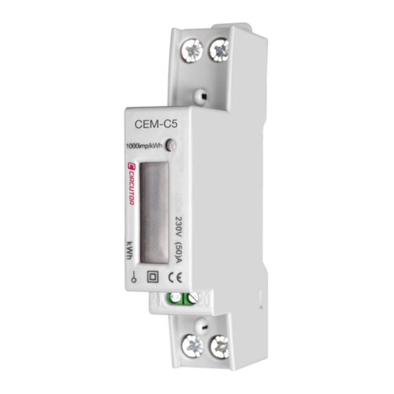 Circutor CEM-C5 Instruction Manual