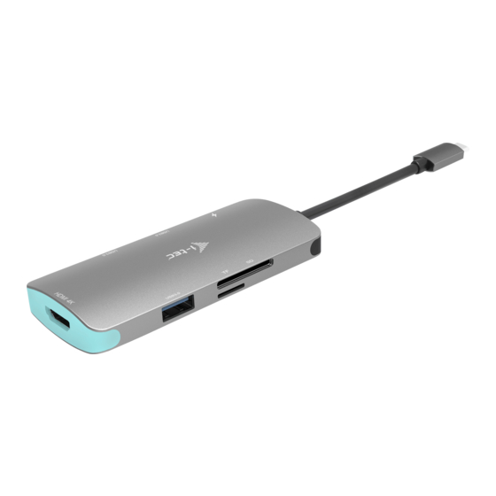 i-tec C31NANODOCKPD User Manual
